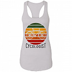 Cycologist Tank Top, White, Ladies Racerback Tank Cycologist Tank Top, White, Ladies Racerback Tank