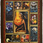 Jack Skellington Blanket, White, Cozy Plush Fleece Blanket - 50x60