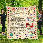 To My Daughter Inside This Blanket Is A Piece Of My Heart MK 1