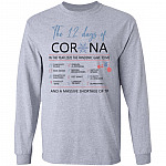 The 12 Days Of Corona In The Year 2020, Sport Grey, Long Sleeve The 12 Days Of Corona In The Year 2020, Sport Grey, Long Sleeve