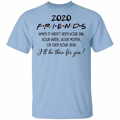 2020 Friends TV Show, Light Blue, Unisex T-Shirt