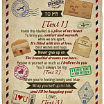 5KT. Letter To My Daughter_Personalized, White, VPS Cozy Plush Fleece Blanket - 30x40 5KT. Letter To My Daughter_Personalized, White, VPS Cozy Plush Fleece Blanket - 30x40