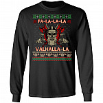 Fa La La La Valhalla-La Meme, Black, Long Sleeve