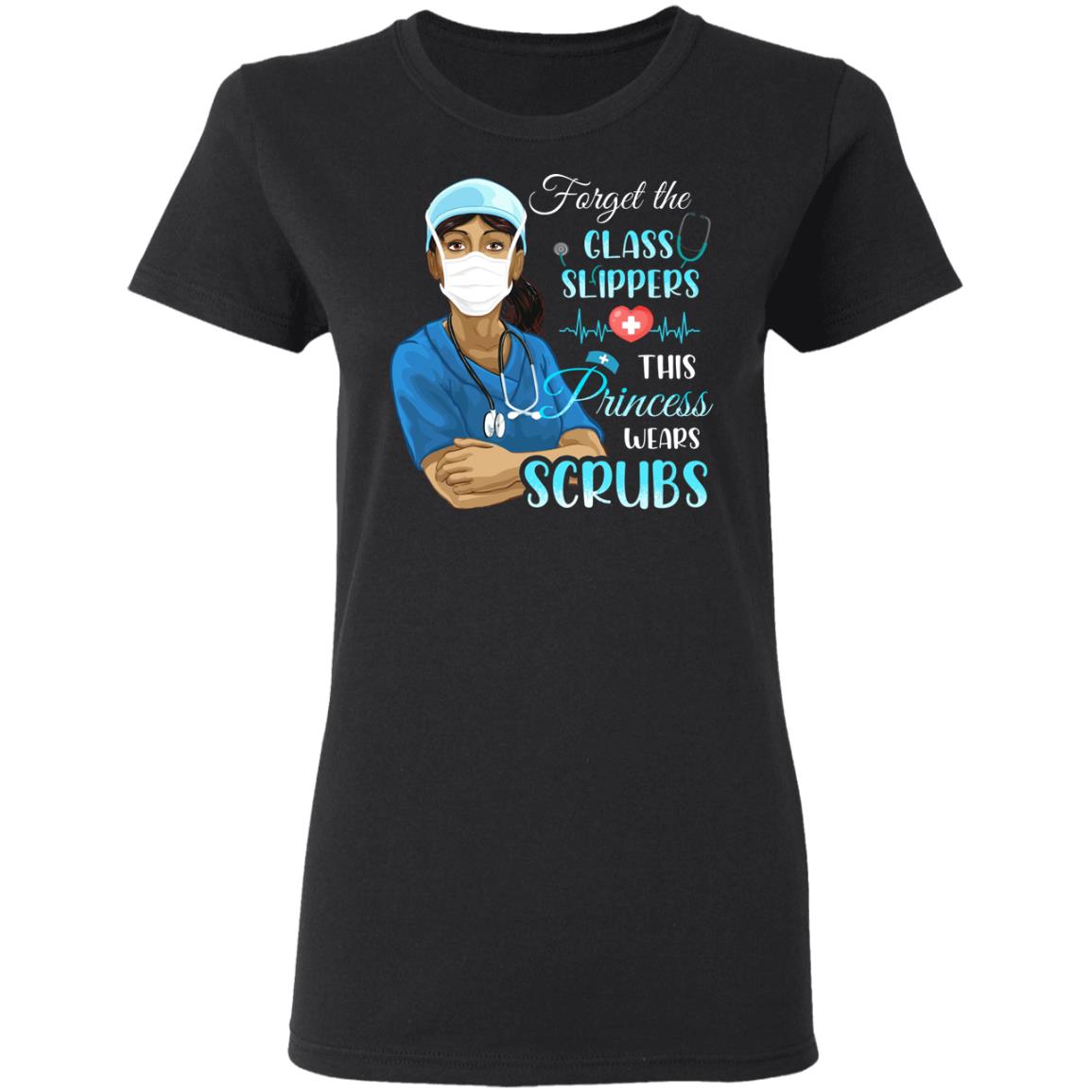 Forget Glass Slippers This Princess, Black, Ladies T-Shirt Forget Glass Slippers This Princess, Black, Ladies T-Shirt