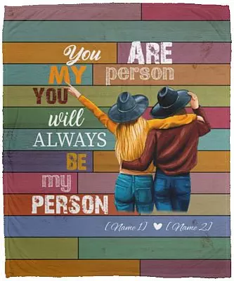 Personalized You Are My Blanket, White, Cozy Plush Fleece Blanket - 50x60