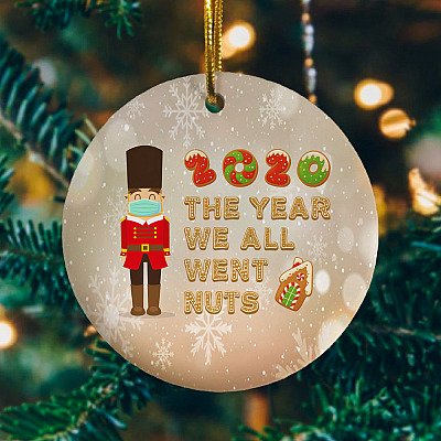 2020 The Year We All Went Nuts Nutcracker Soldier Christmas Ornament Keepsake - Holiday Ornament