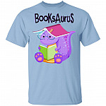 Booksaurus T-Shirt, Light Blue, Unisex T-Shirt Booksaurus T-Shirt, Light Blue, Unisex T-Shirt