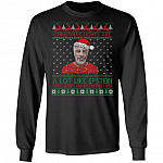 Christmas Lights Are A Lot Like Epstein Hoodie, Black, Long Sleeve