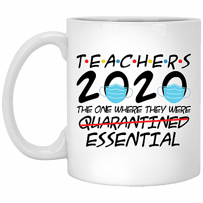 Teachers The One Where, White, 11 oz. White Mug
