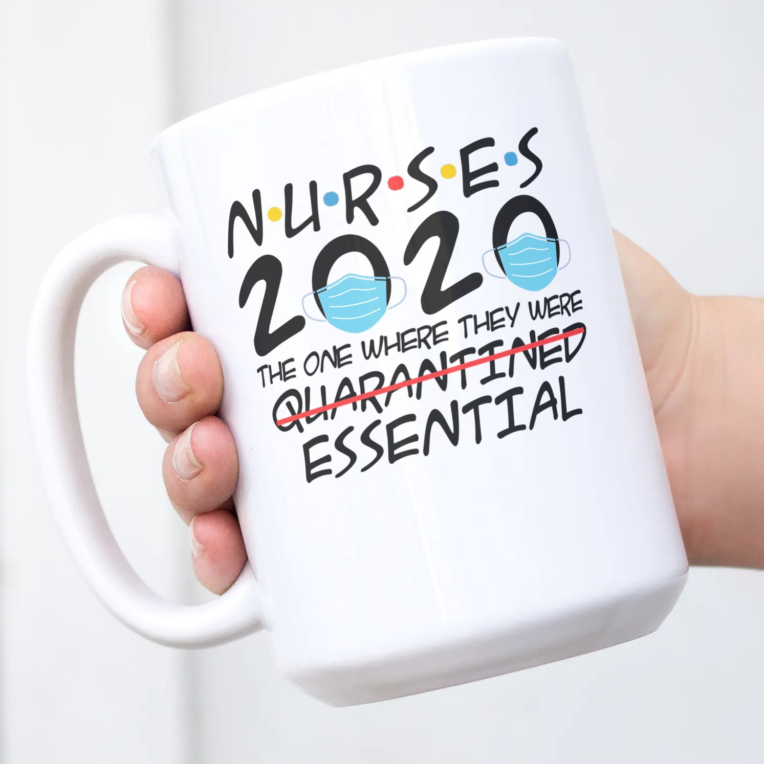 34 HG ưu tiên_ Teachers The One Where They Were-mug-nurses mk 1