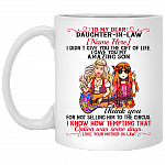 Personalized to My Dear Daughter in Law I Gave You My Amazing Son Gift from Mother in Law Ceramic Coffee Mug - Water Bottle, White, 11 oz. White Mug Personalized to My Dear Daughter in Law I Gave You My Amazing Son Gift from Mother in Law Ceramic Coffee Mug - Water Bottle, White, 11 oz. White Mug