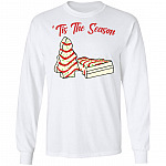 Tis The Season Hoodie, White, Long Sleeve