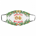 Check Out My Balls Adult Funny Jokes 2020 Washable Reusable Custom - Printed Face Mask, White, Cloth Face Cover – Medium/Large