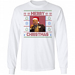 Santa Claus Leonardo Big Fat, White, Long Sleeve