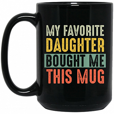15 oz. Black Mug