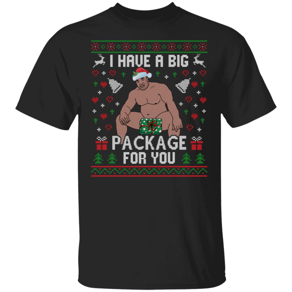 Big Package Shirt, Black, Unisex T-Shirt
