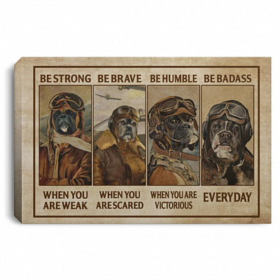 Be Strong When You Are Poster, White, 0.75'' Framed Canvas