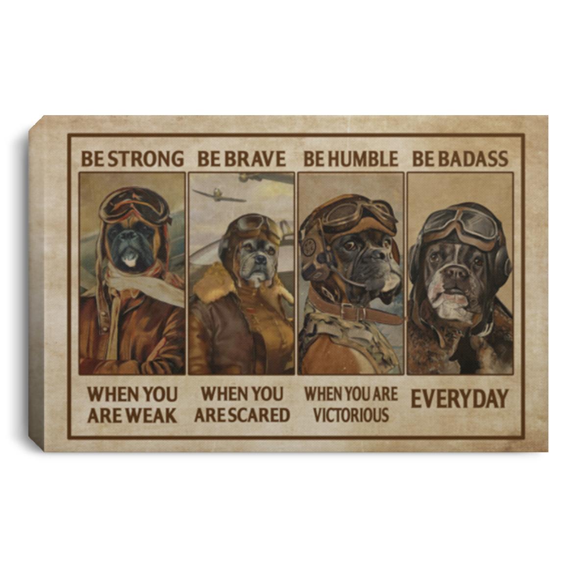 Be Strong When You Are Poster, White, 0.75'' Framed Canvas