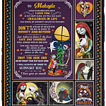 Makayla - To My Daughter Always Remember How, Black, VPS Cozy Plush Fleece Blanket - 30x40