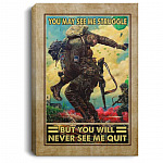 You May See Me Struggle Canvas, White, 0.75'' Framed Canvas