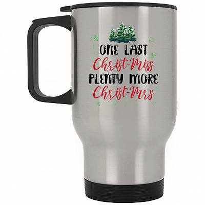 14 oz. Silver Travel Mug