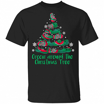 Crocin Christmas Tree Shirt, Black, Unisex T-Shirt