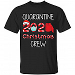 Quarantine 2020 Christmas Crew Youth Shirt - Pandemic Christmas Youth Shirt - Christmas 2020 Youth Shirt, Black, Youth T-Shirt