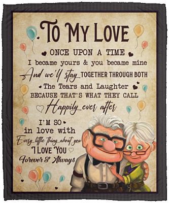 To My Love Fleece Mink Blanket, White, Cozy Plush Fleece Blanket - 50x60