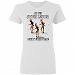 All The Jingle Ladies Shirt, White, Ladies T-Shirt All The Jingle Ladies Shirt, White, Ladies T-Shirt