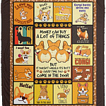 Money Can Buy A Lot Of Things, White, Cozy Plush Fleece Blanket - 50x60