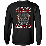 You're Either On My Side, Black, Long Sleeve