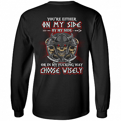 You're Either On My Side, Black, Long Sleeve
