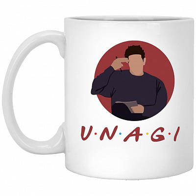 Unagi Mug, White, 11 oz. White Mug