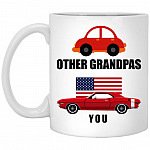 My Granpa Cooler Than Other Grandpas, White, 11 oz. White Mug