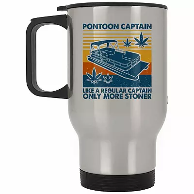 14 oz. Silver Travel Mug