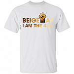 Beige I Am the 45 - Racial Justice T-Shirt, White, Unisex T-Shirt
