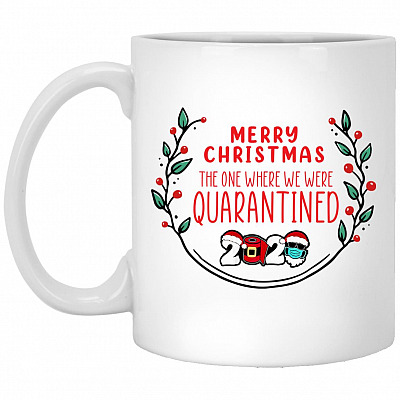 The One Where We Were Quarantined Mug, White, 11 oz. White Mug