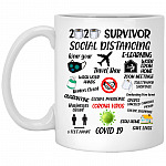 Quarantine Mug, White, 11 oz. White Mug