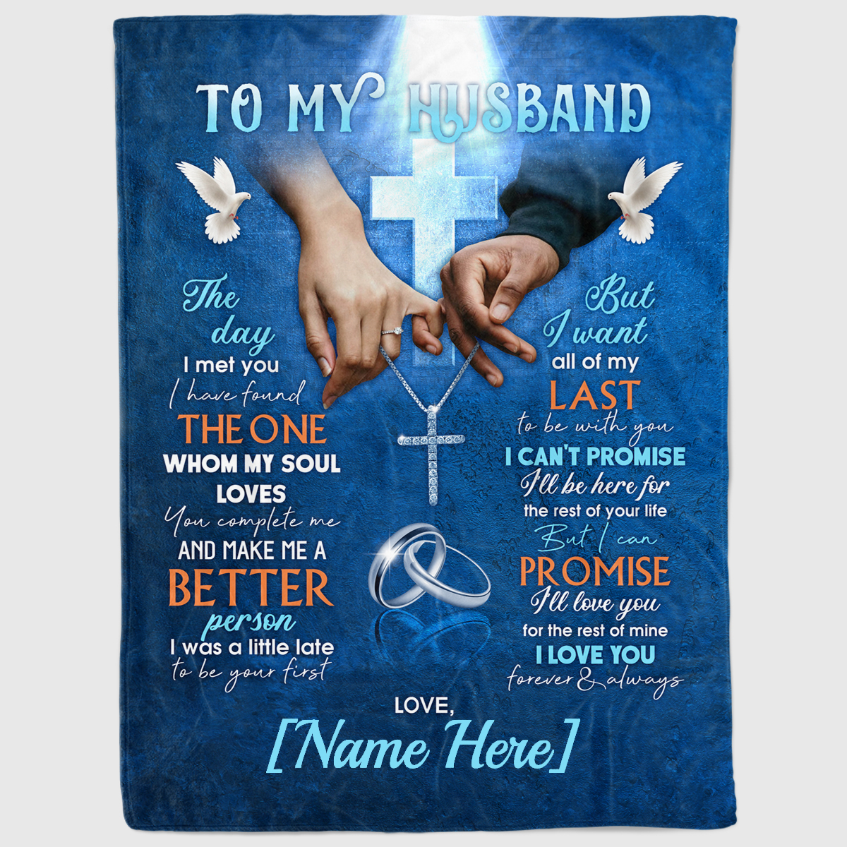 81 HG ưu tiên_ To My Husband Christian Cross-mk1