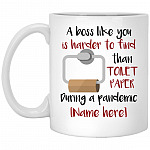 Personalized A Boss Like You Mug, White, 11 oz. White Mug Personalized A Boss Like You Mug, White, 11 oz. White Mug