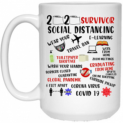 15 oz. White Mug
