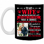 Personalized Photo To My Wife, Black, 11 oz. White Mug Personalized Photo To My Wife, Black, 11 oz. White Mug