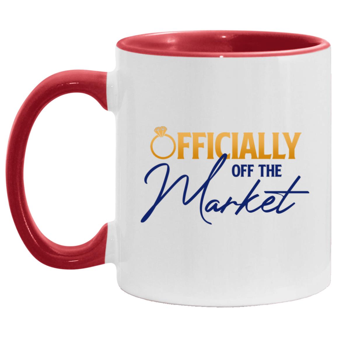 Officially Off Accent Mug, White/Red, 11 oz. Accent Mug