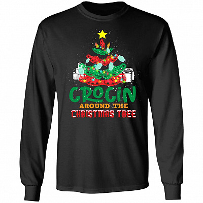 Funny Crocin Around The, Black, Long Sleeve