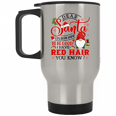 14 oz. Silver Travel Mug