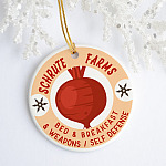 Schrute Farms Bed Breakfast Weapon Self Defense Ornament