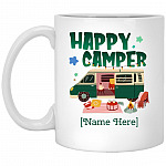 Personalized Camper Mug, White, 11 oz. White Mug