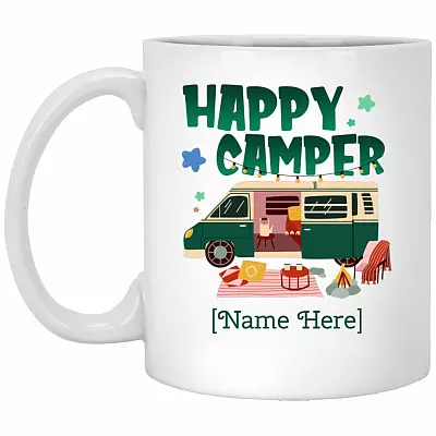 Personalized Camper Mug, White, 11 oz. White Mug