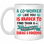 Coworker Mug, White, 11 oz. White Mug