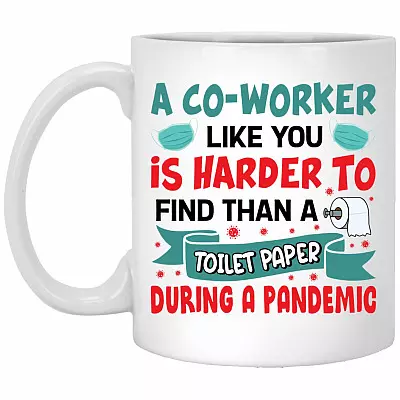 Coworker Mug, White, 11 oz. White Mug